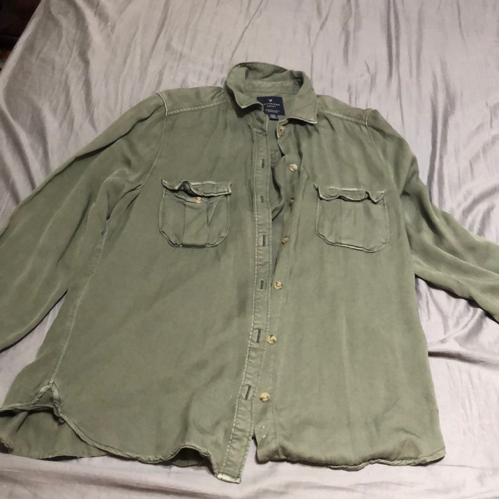 AE Boyfriend Shirt, Flannel